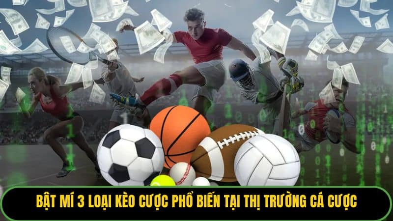 Bật mí 3 loại kèo cược phổ biến tại thị trường cá cược