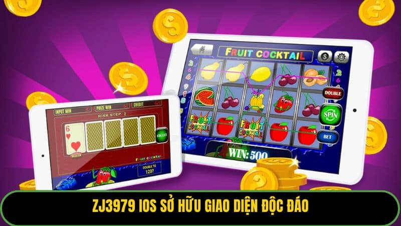 ZJ3979 iOS sở hữu giao diện độc đáo